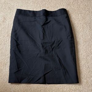 J. Crew Black Pencil Skirt